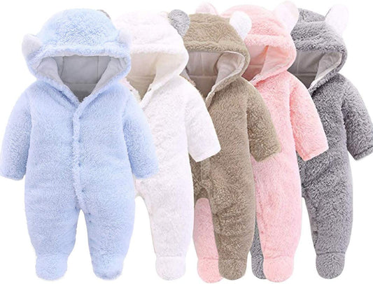 Baby Clothes Winter Coats Cute Newborn Infant Jumpsuit Snowsuit Bodysuits Baby Essentials Stuff