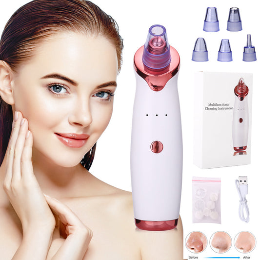 Blackhead Remover Acne Vacuum Suction Face Clean Black Head Pore Cleaning Beauty Skin Care Tool