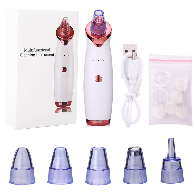 Blackhead Remover Acne Vacuum Suction Face Clean Black Head Pore Cleaning Beauty Skin Care Tool